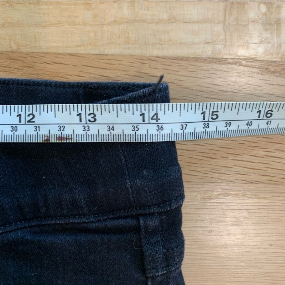 Women’s Spanx Black Ankle Skinny Jeans Business Casual Slimming Size Medium 8 - Picture 11 of 13